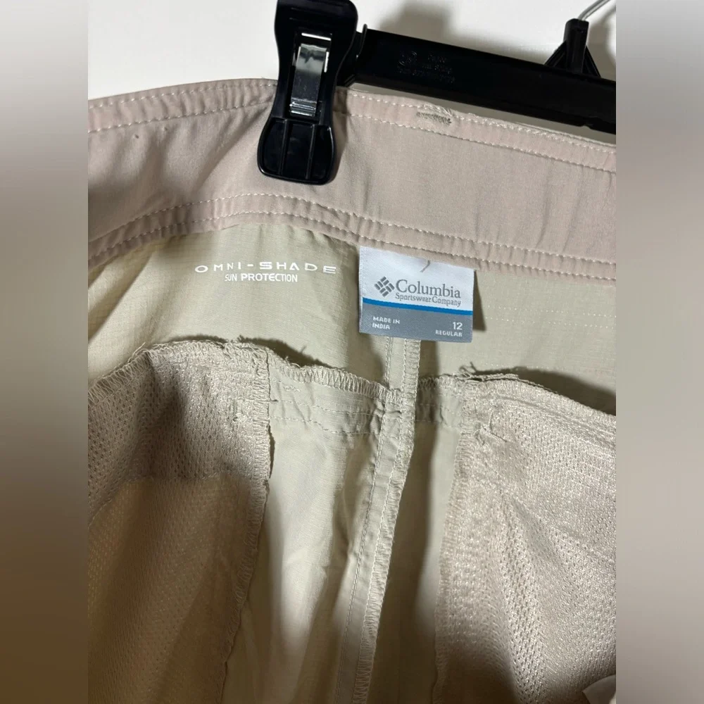 Columbia womens  Convertible Cargo Pants - Light Khaki #124 - Picture 2 of 7